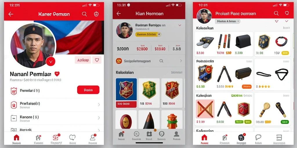 Tampilan awal yang menarik dan intuitif.