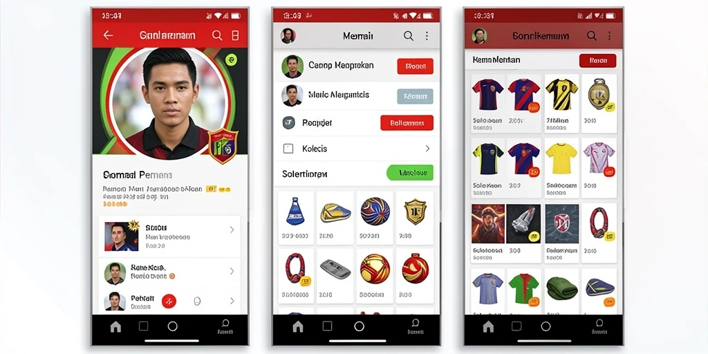 Tampilan antarmuka utama yang user-friendly.