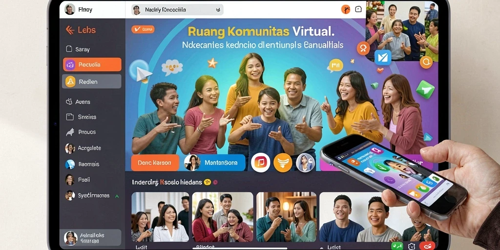 Tampilan antarmuka yang menarik dan user-friendly.