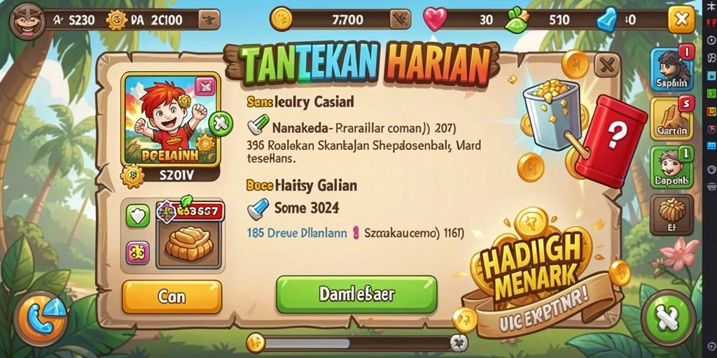Tampilan antarmuka yang sederhana dan menarik.