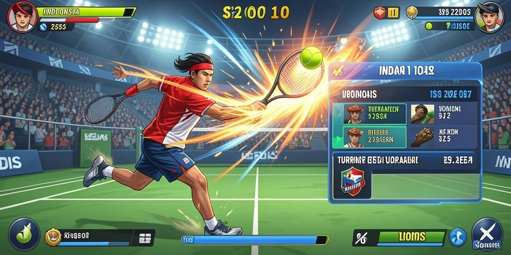 Screenshot menunjukkan gameplay interaktif yang seru.