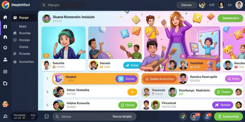 Tampilan antarmuka yang menarik dan mudah dinavigasi.