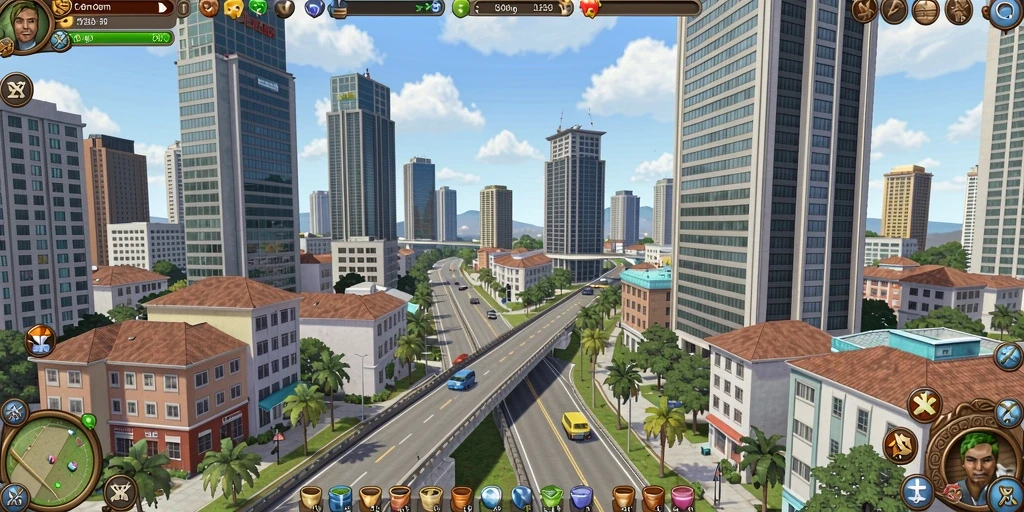 Tampilan antarmuka game yang simpel dan menarik.