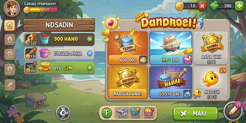 Tampilan antarmuka pengguna yang menarik.