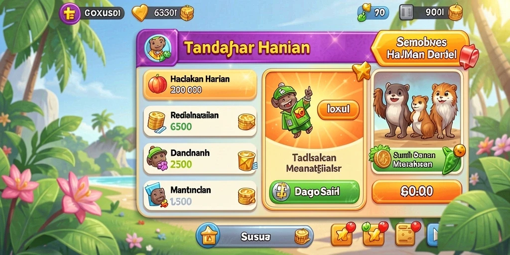 Tampilan antarmuka yang intuitif dan menarik.