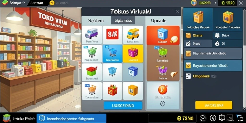 Tampilan utama game dengan berbagai tema slot menarik.