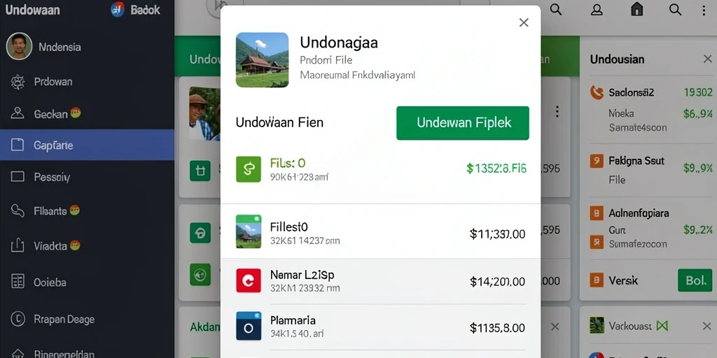 Tampilan antarmuka pengguna yang menarik dan modern.