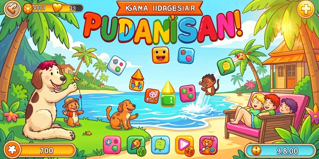 Tampilan antarmuka utama yang menarik dan mudah digunakan.