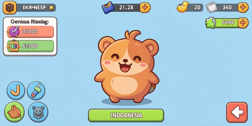 Tampilan awal game IND89 yang menarik.