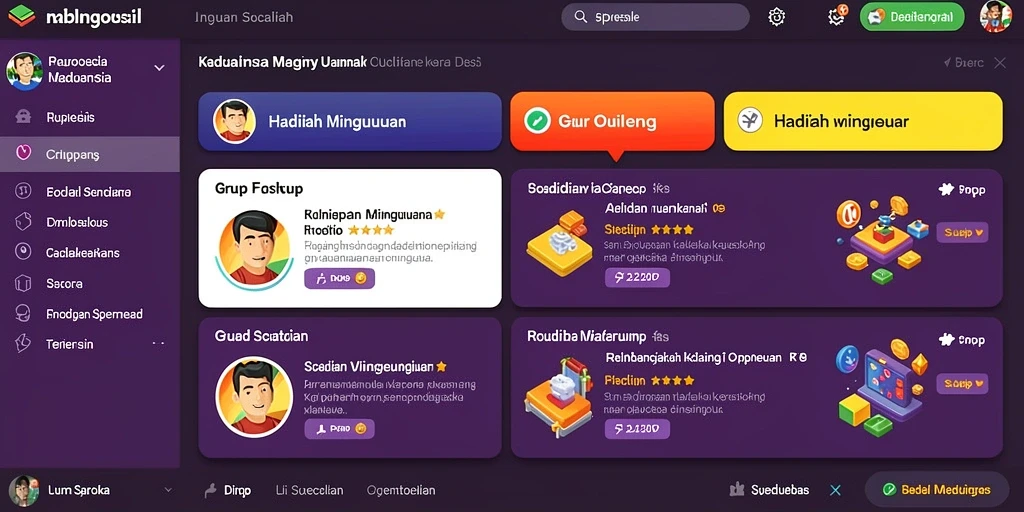 Tampilan antarmuka yang ramah pengguna.