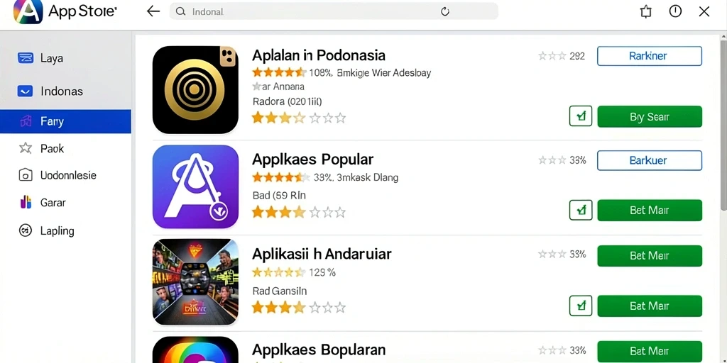 Antarmuka pengguna yang intuitif dan menarik.