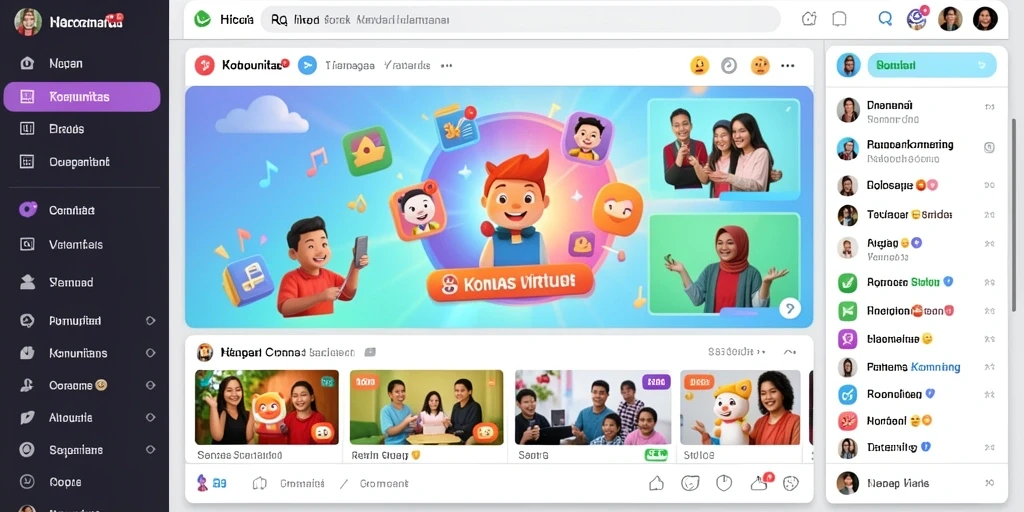 Tampilan antarmuka yang menarik dan user-friendly.