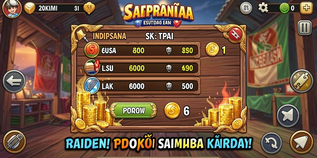 Tampilan awal aplikasi LUCKSVIP yang menarik.