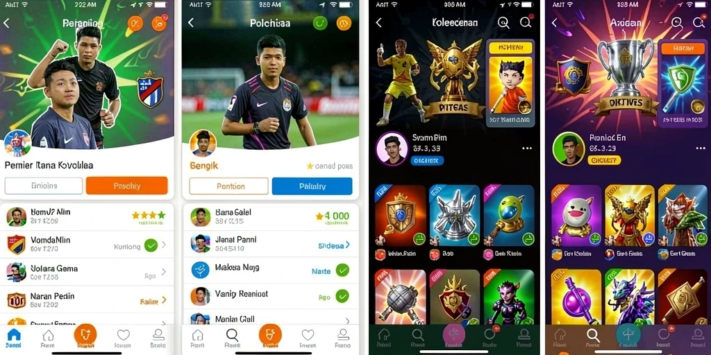 Tampilan awal yang menarik dan interaktif.