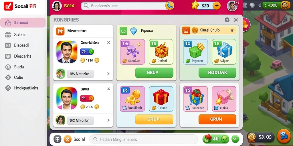 Tampilan grafis yang menakjubkan dan penuh warna.