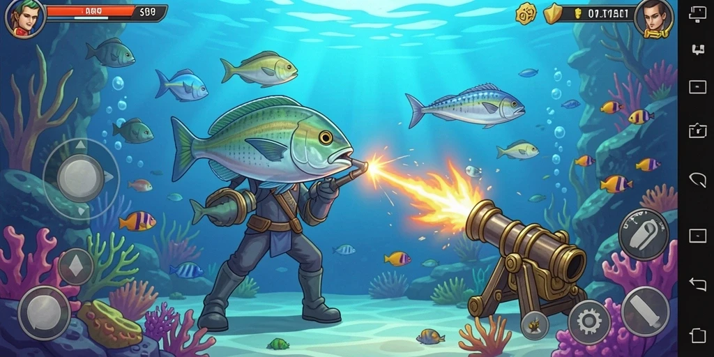 Tampilan antarmuka game yang menarik dan user-friendly.