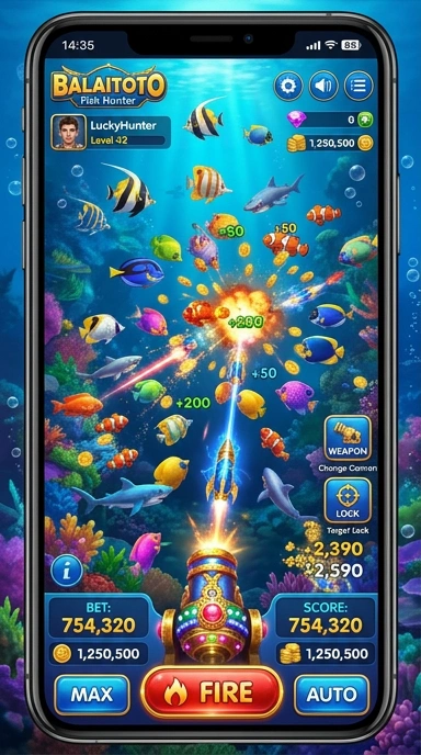 Galeri pratinjau visual balaitoto build APK resmi terbaru